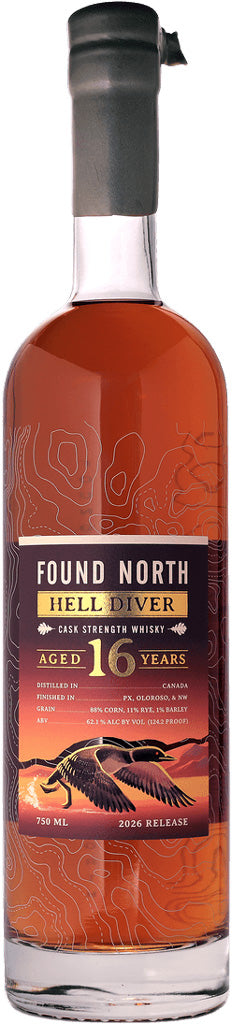 Found North Hell Diver High Altitude Collection 16 Year Old Cask Strength Whisky 750ml-0