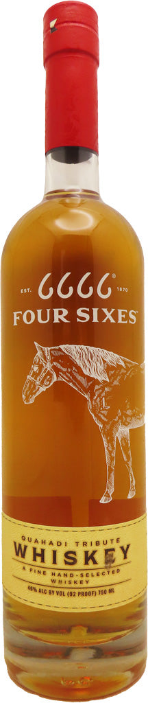Four Sixes 6666 Quahadi Tribute Whiskey 750ml-0