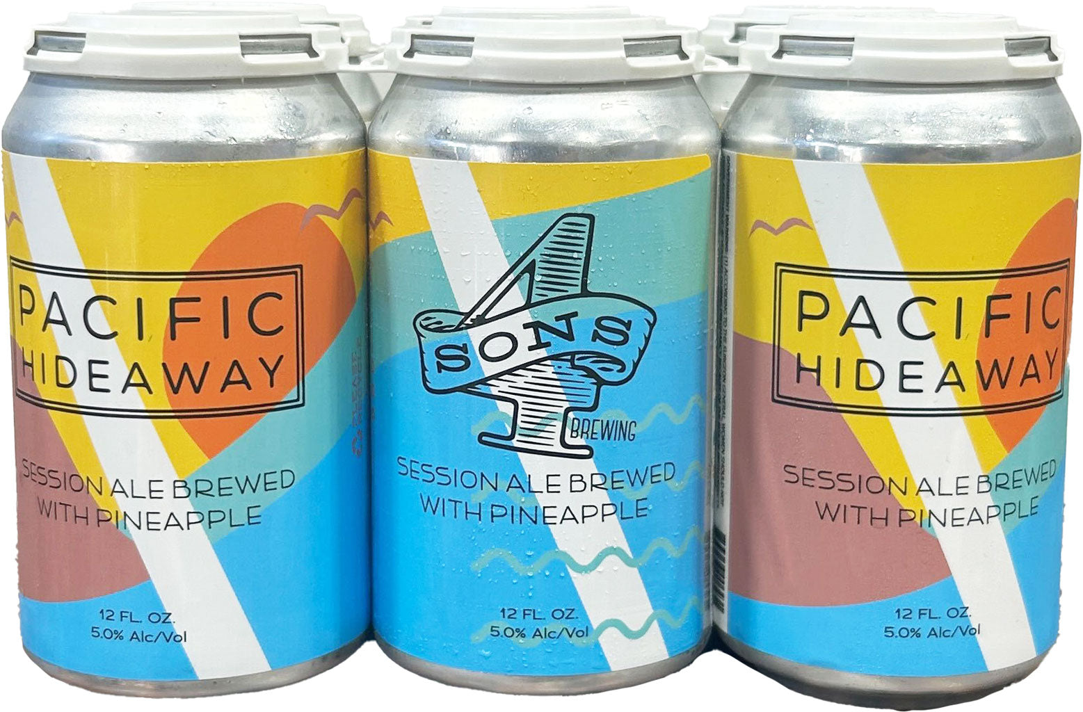 Four Sons Pacific Hideaway Session Pineapple Ale 6pk Cans-0