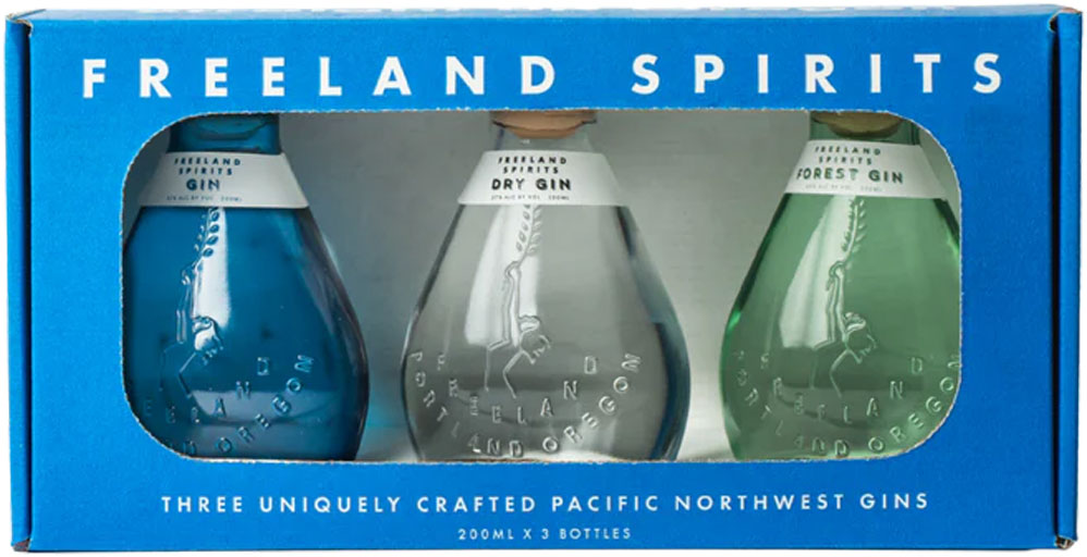 Freeland Spirits Three Pacific Northwest Gin 3x200ml-0