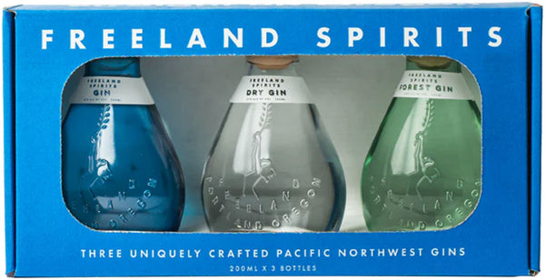 Freeland Spirits Three Pacific Northwest Gin 3x200ml – Mission Liquor