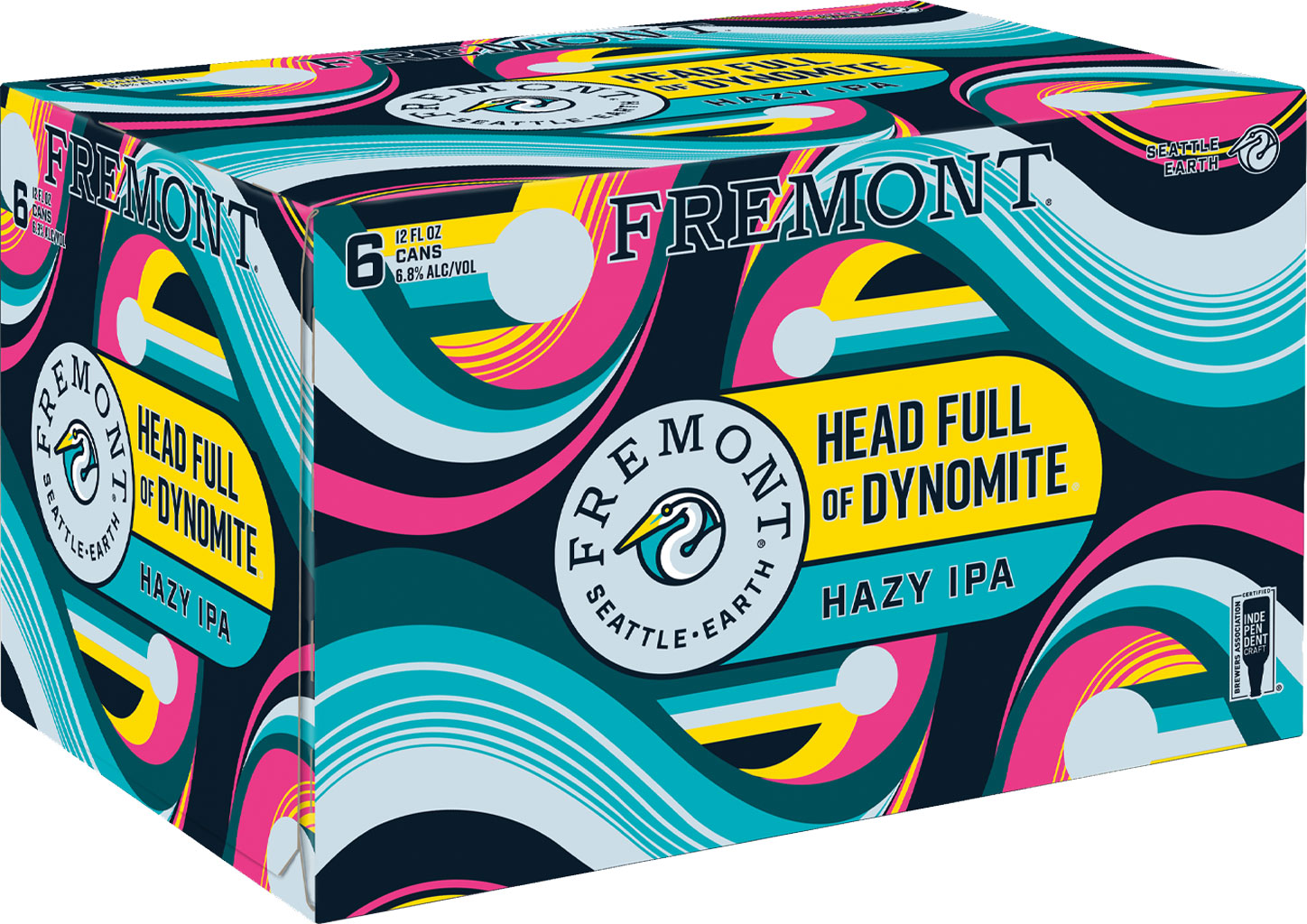 Fremont Head Full Of Dynomite Hazy IPA 6pk Cans-0