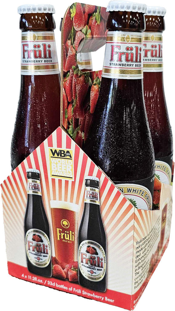 Fruli Strawberry Beer 4pk Btls-0