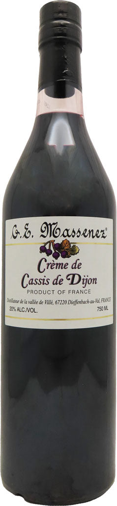G.E. Massenez Creme De Cassis de Dijon 750ml-0