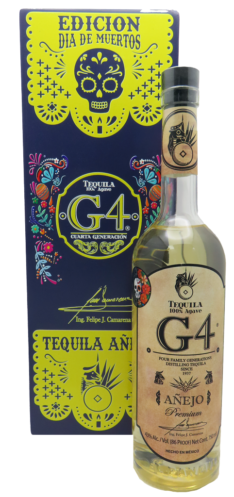 G4 Tequila Anejo Dia de Muertos 750ml-0