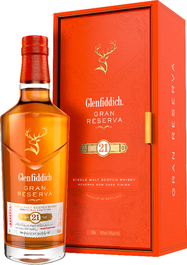 Glenfiddich 21 Year Old Gran Reserva Single Malt Whisky 750ml