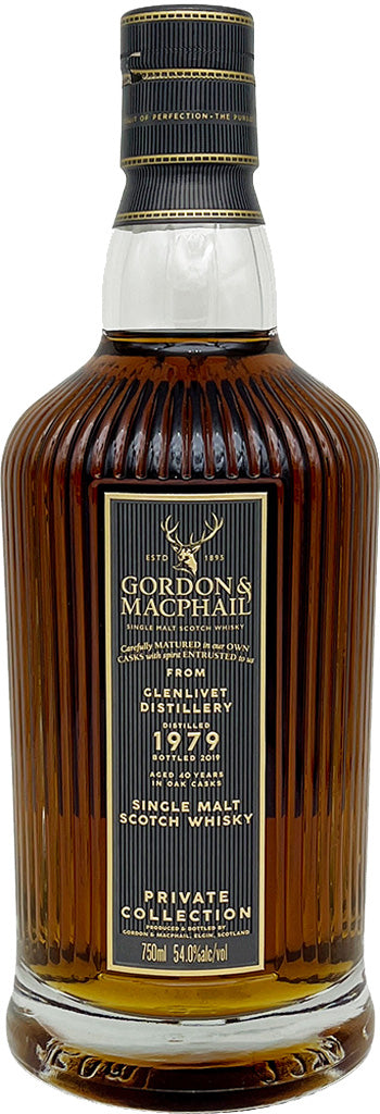 Gordon & Macphail Private Collection Glenlivet 40 Year Old Single Malt Whiskey 1979 750ml-0