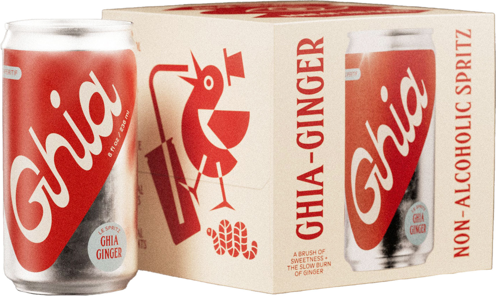 Ghia Non-Alcohol Ginger Spritz 4pk Cans-0