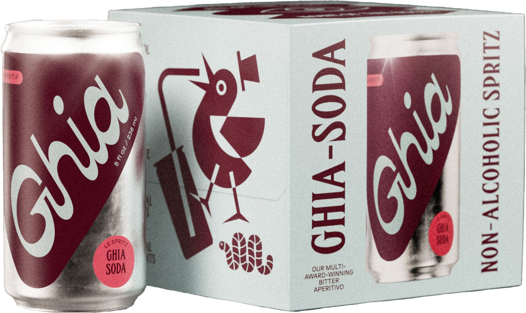 Ghia Non-Alcohol Original Spritz 4pk Cans-0