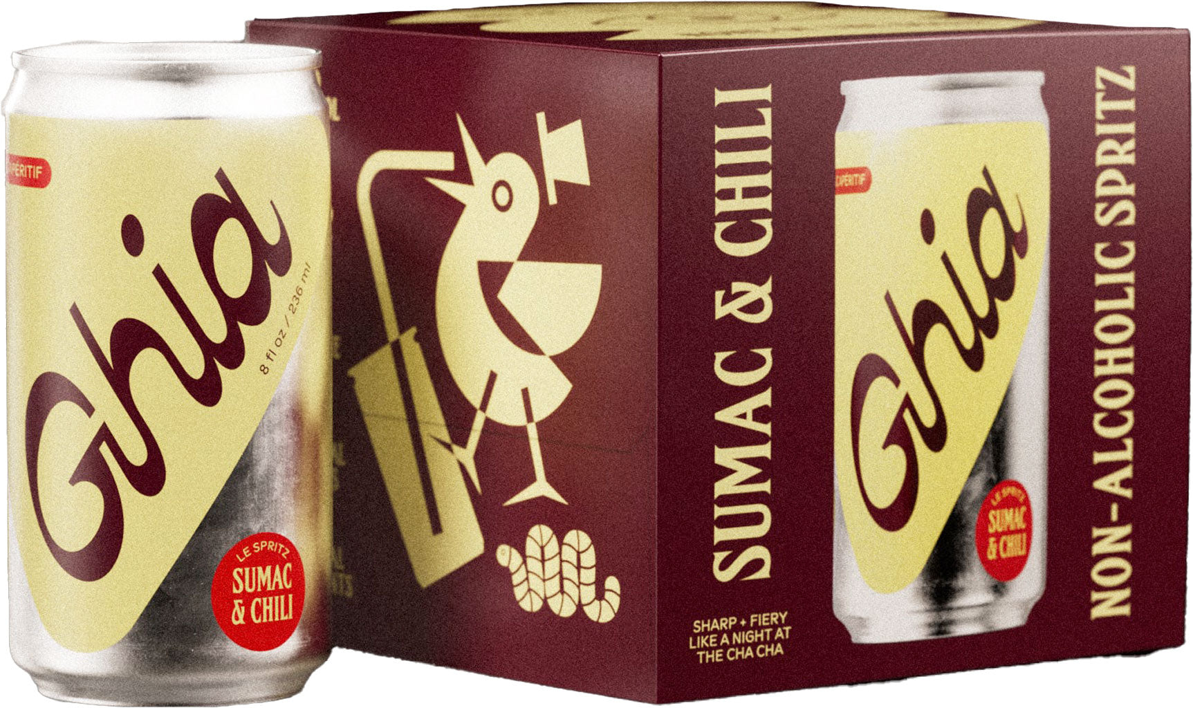Ghia Non-Alcohol Sumac & Chili Spritz 4pk Cans-0