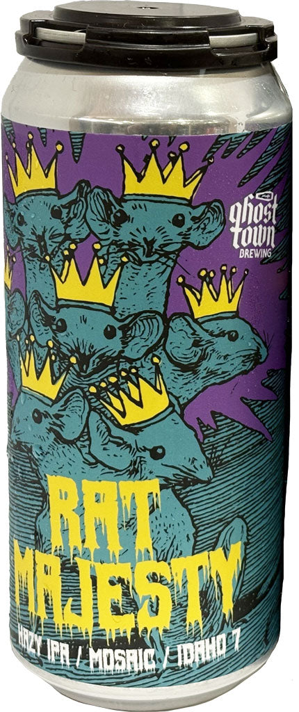 Ghost Town Rat Majesty Hazy IPA 16oz can-0