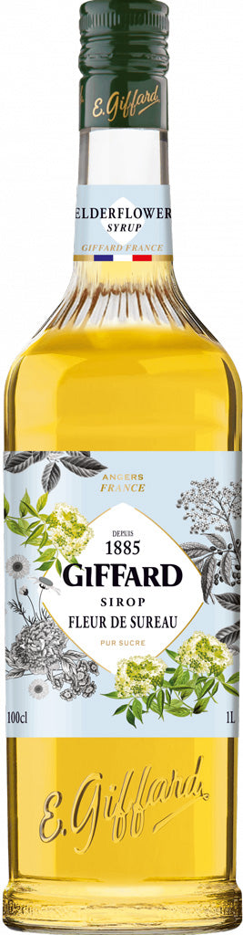 Giffard Elderflower Syrup 1L-0