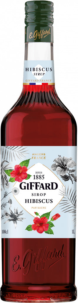 Giffard Hibiscus Syrup 1L-0