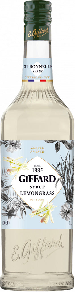Giffard Lemongrass Syrup 1L-0