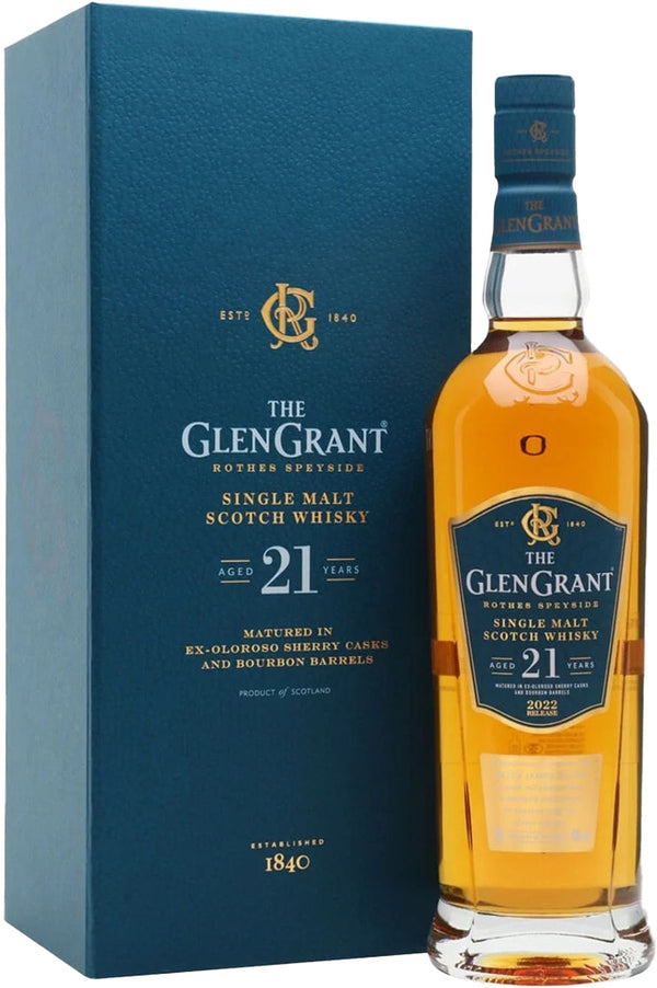 Glen Grant 21 Year Old Single Malt Whisky 750ml