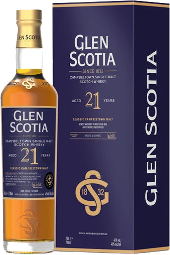 Glen Scotia Single Malt Classic Campbeltown Malt 21 Year Old 700ml-0