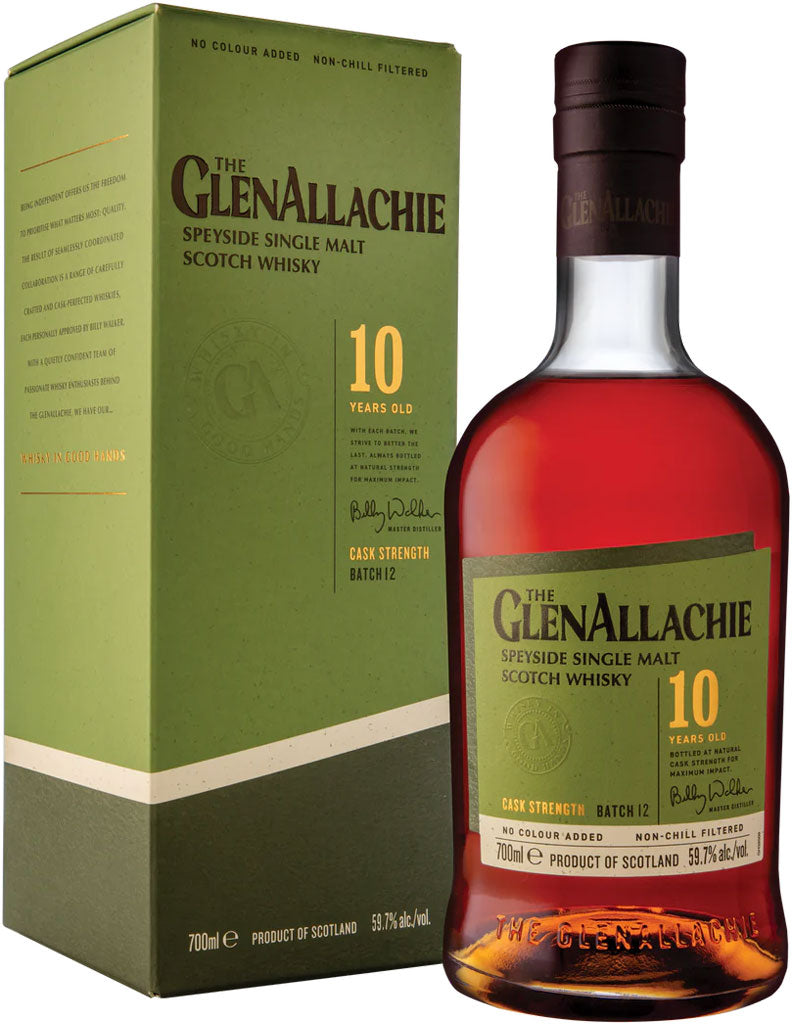 Glenallachie 10 Year Old Cask Strength Batch 12 Single Malt Whisky 700ml-0