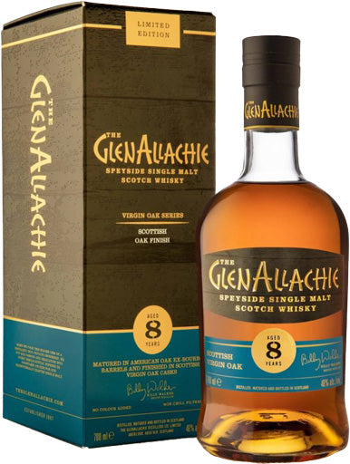 Glenallachie 8 Year Old Scottish Oak FInish Single Malt Whisky 700ml (Limit 1)