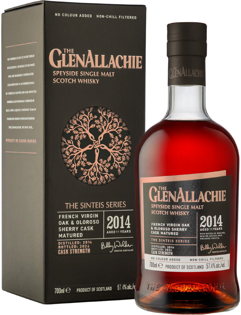 Glenallachie The Sinteis Series Part III French Oak & Oloroso Sherry Cask Matured Single Malt 2014 700ml-0