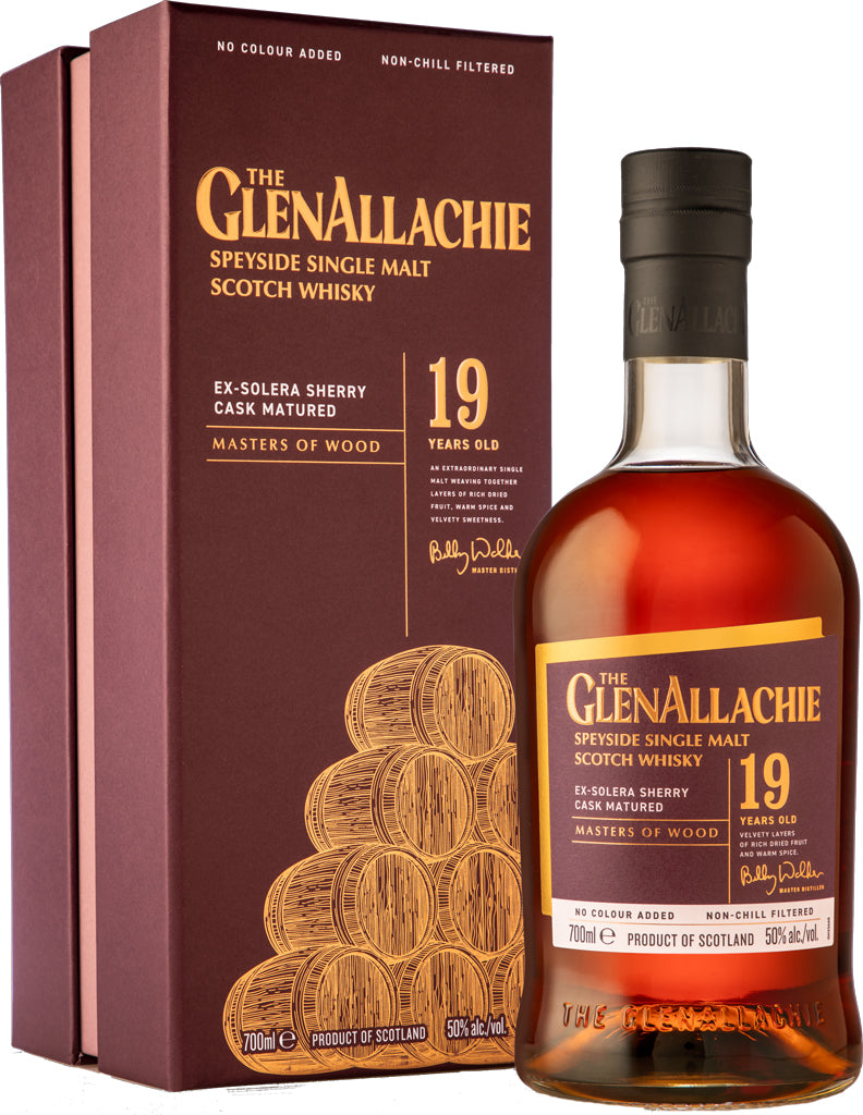 Glenallachie 19 Year Old Master of Wood Ex-Solera Sherry Cask Matured 700ml-0