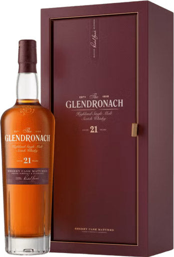Glendronach 21 Year Old Sherry Cask Matured Single Malt Whisky 700ml-0