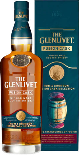 Glenlivet Rum & Bourbon Fusion Cask Single Malt Whisky 750ml