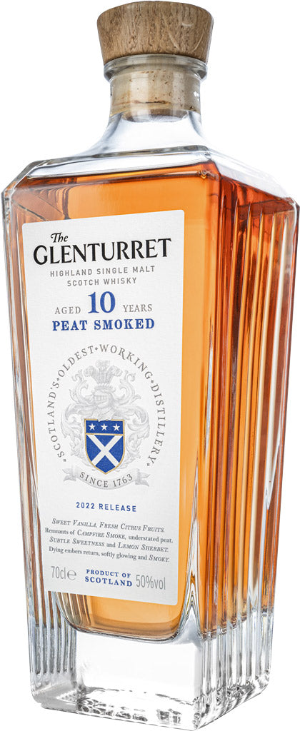 Glenturret Single Malt Scotch Whiskey 10 Year Old Peat Smoked 2022 750ml-0