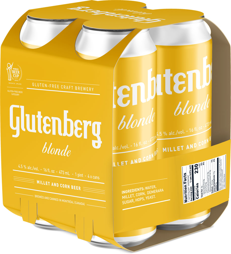 Glutenberg Blonde 4pk Cans-0