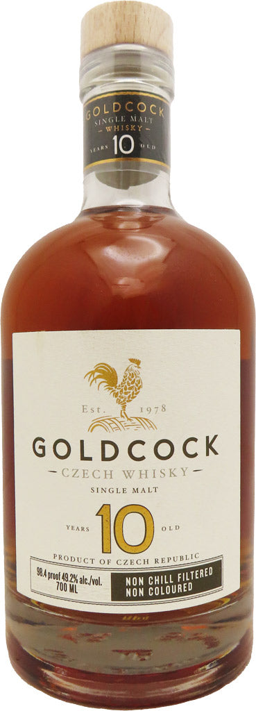 Gold Cock Single Malt Whisky 10 Year Old 700ml-0