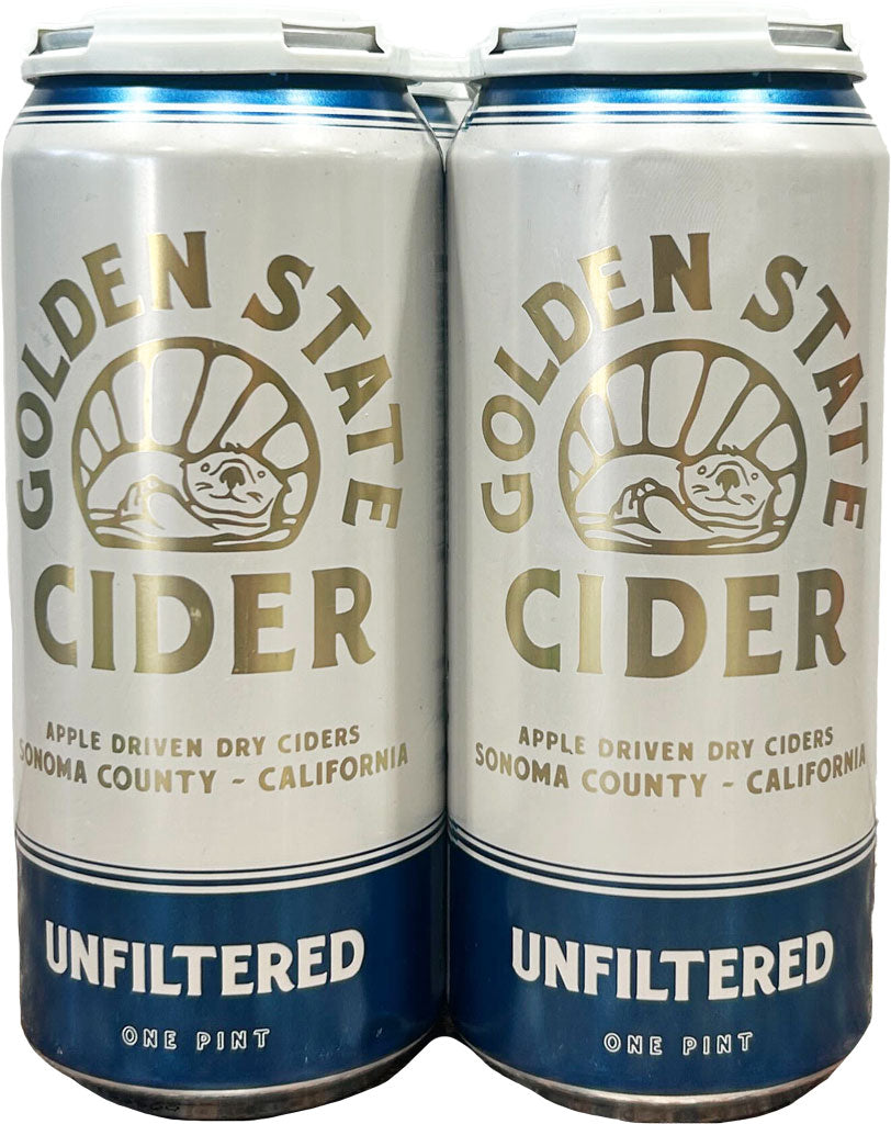 Golden State Unfiltered Cider 16oz 4pk Cans-0