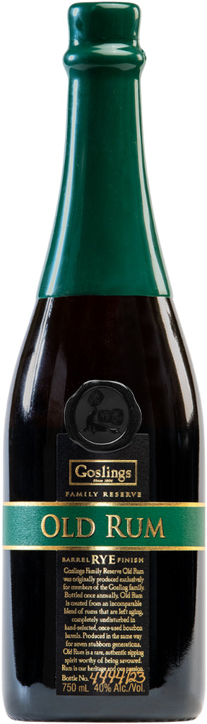 Gosling's Old Rum Barrel Rye Finish 750ml-0