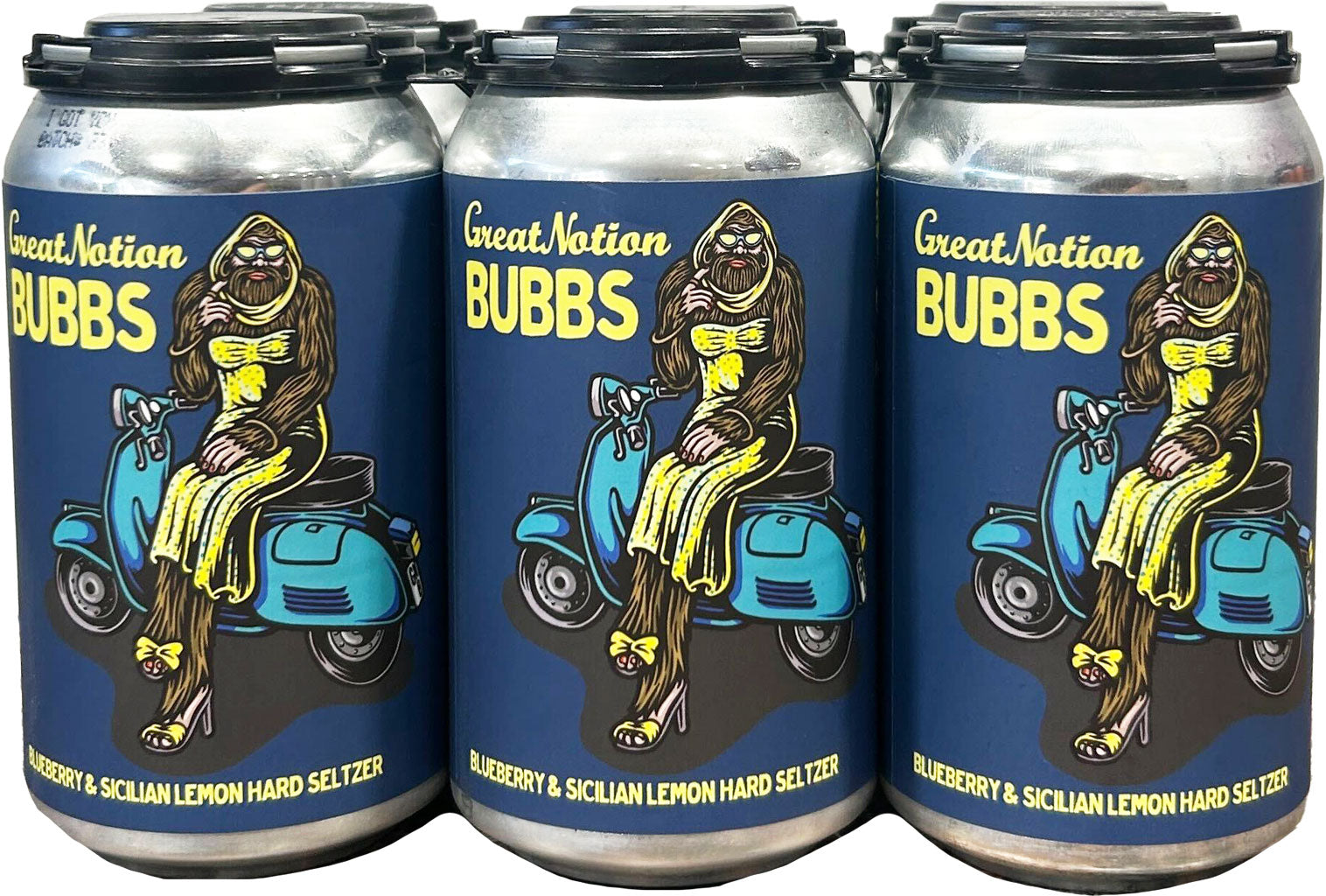 Great Notion Bubbs Blueberry & Lemon Seltzer 6pk 12oz-0