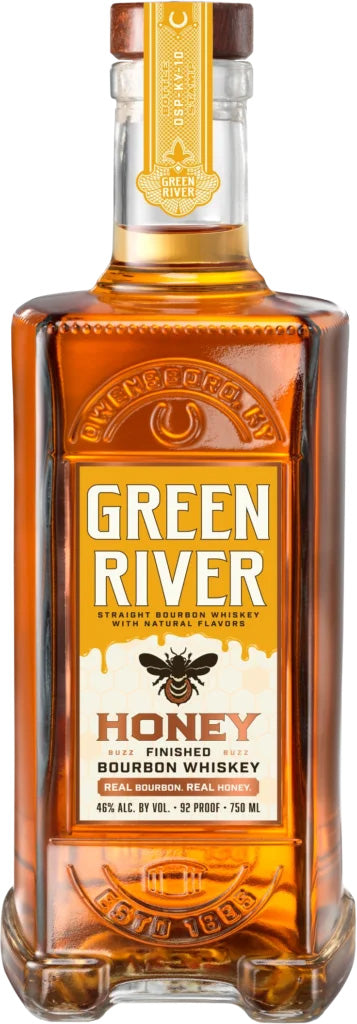 Green River Honey Finished Bourbon Whiskey 750ml-0