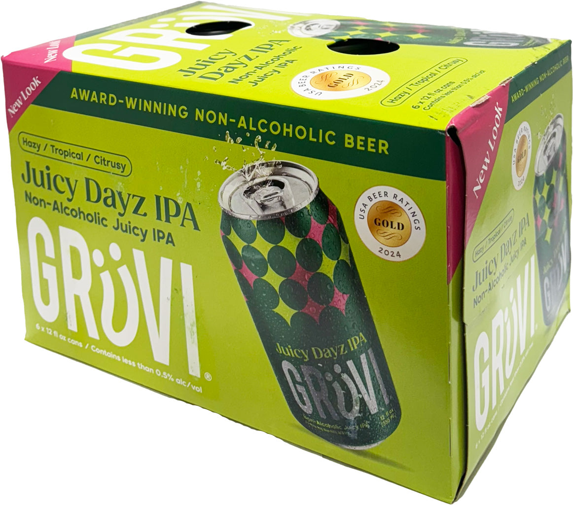 Gruvi N.A. Juicy Days IPA 6pk Cans-0