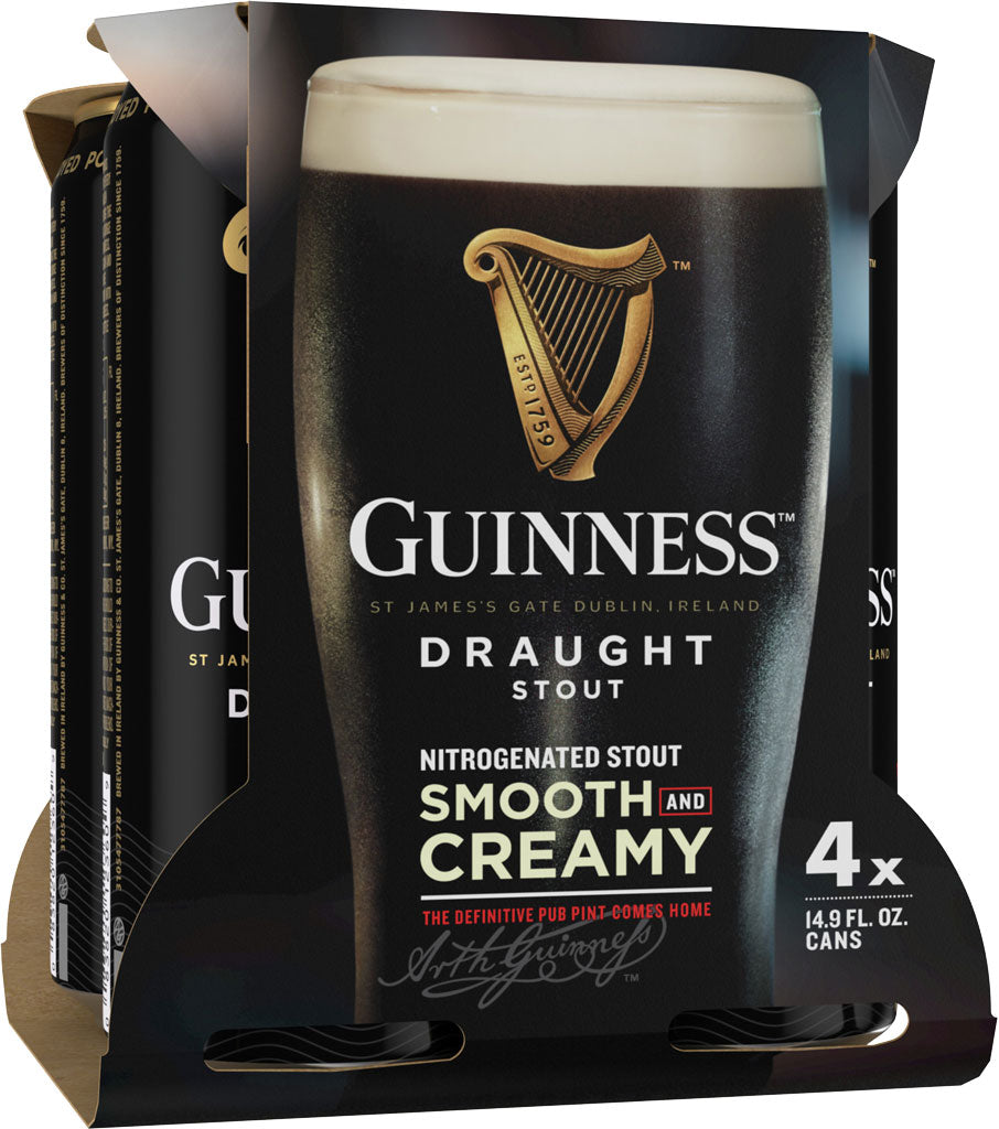 Guinness Draught 4pk Cans-0