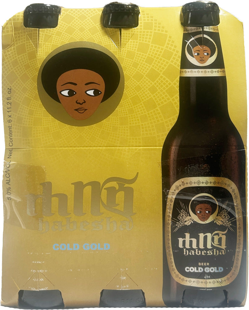 Habesha Cold Gold Beer 6pk Btl-0