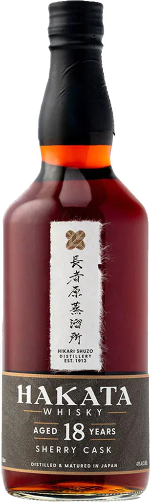 Hakata 18 Year Old Sherry Cask Japanese Whisky 700ml-0