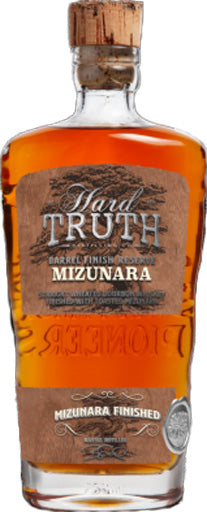 Hard Truth Mizunara Barrel Finish Wheated Bourbon Whiskey 750ml-0