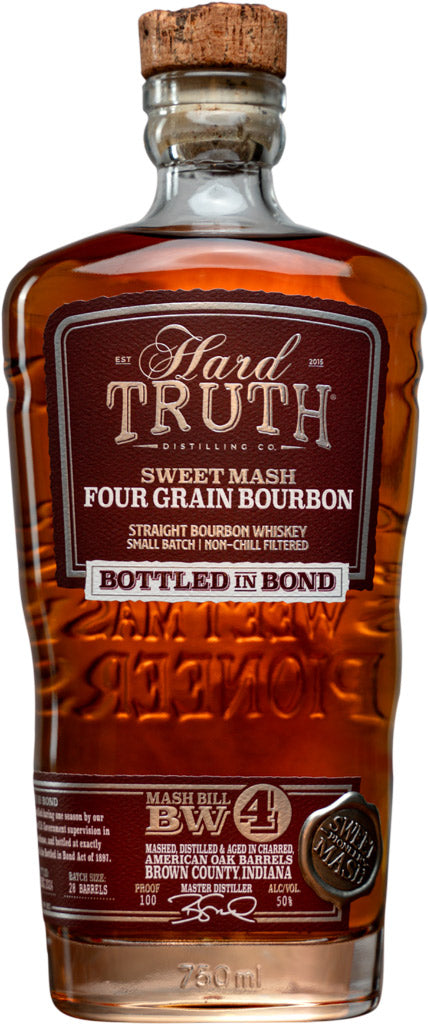 Hard Truth Sweet Mash Four Grain Bourbon Whiskey 750ml-0