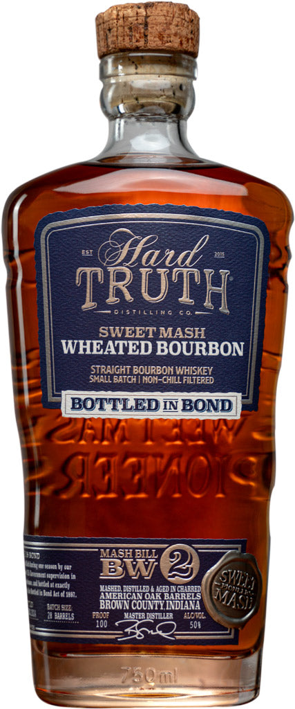Hard Truth Sweet Mash Wheated Bourbon Whiskey 750ml-0