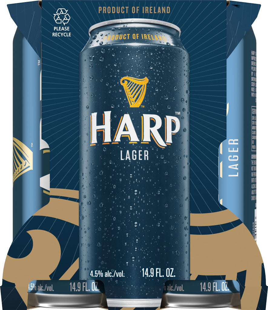 Harp Lager 14.9oz 4pk Cans-0
