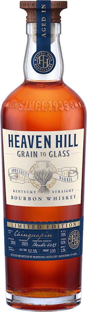 Heaven Hill Grain to Glass Chinquapin Oak Straight Bourbon Whiskey 700ml-0