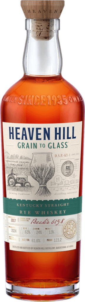 Heaven Hill Grain to Glass Straight Rye Whiskey 700ml-0