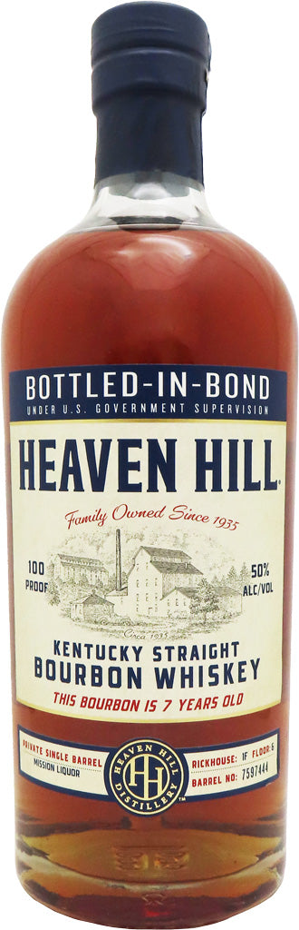 Heaven Hill Mission Exclusive Bottled in Bond Kentucky Straight Bourbon 7 Year Old 750ml-0