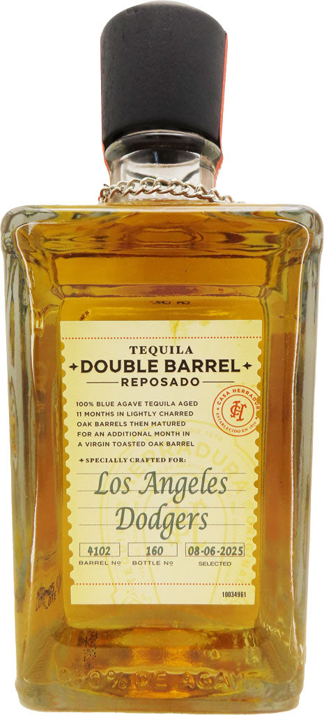 Herradura LA Dodgers Reposado Double Barrel 750ml-1