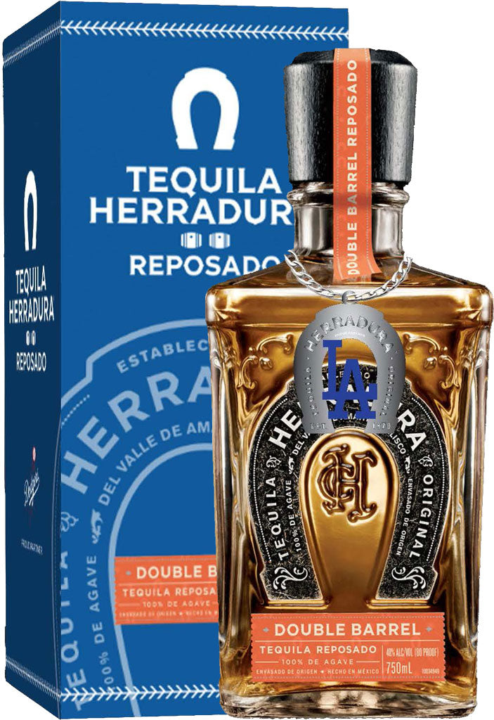Herradura LA Dodgers Reposado Double Barrel 750ml-0