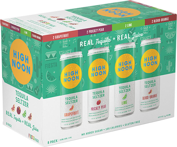 High Noon Tequila Fiesta Hard Seltzer Variety 8pk Cans-0