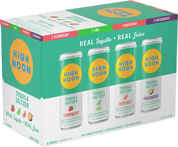 High Noon Tequilla Hard Seltzer Variety 8pk Cans-0