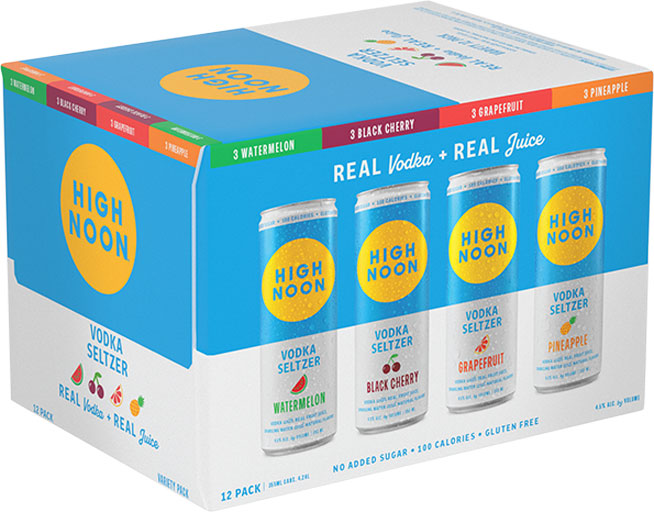 High Noon Vodka Hard Seltzer Variety 12pk Cans-0