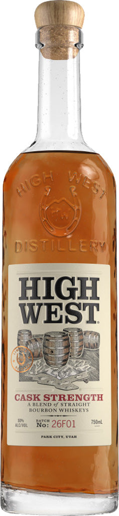High West Cask Strength Straight Bourbon Whiskey 750ml-0